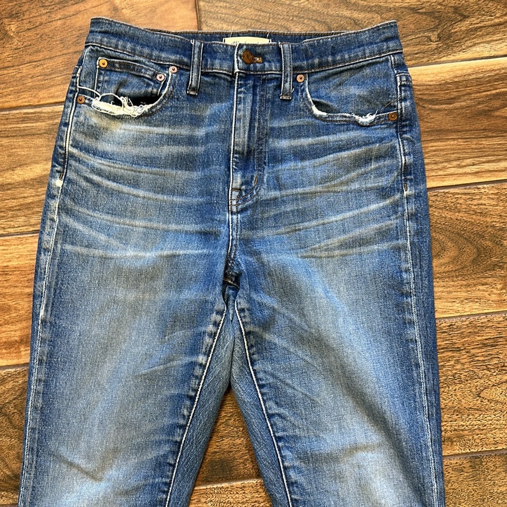 Madewell High rise slim boyfriend jean‎ sz 27, tag frayed - Picture 8 of 12